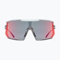 Ochelari de soare UVEX Sportstyle 235 smoke transparent/mirror red 2