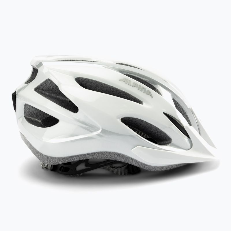 Cască de bicicletă Alpina MTB 17 white/silver 3